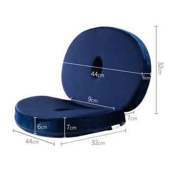 

Office Cushion Lumbar Support Pillow Memory Foam Chair Seat Cushion Breathable Hip Waist Support Sitting Pillow Home Decor