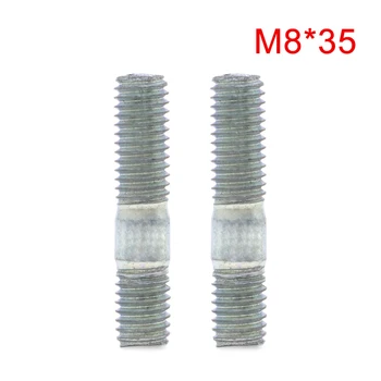 

For Honda TRX 400EX 400 CRF250R M8x35 Exhaust Studs Bolts Screws Set cylinder head header pipe studs Nut ATV Part 92900-08022-0B