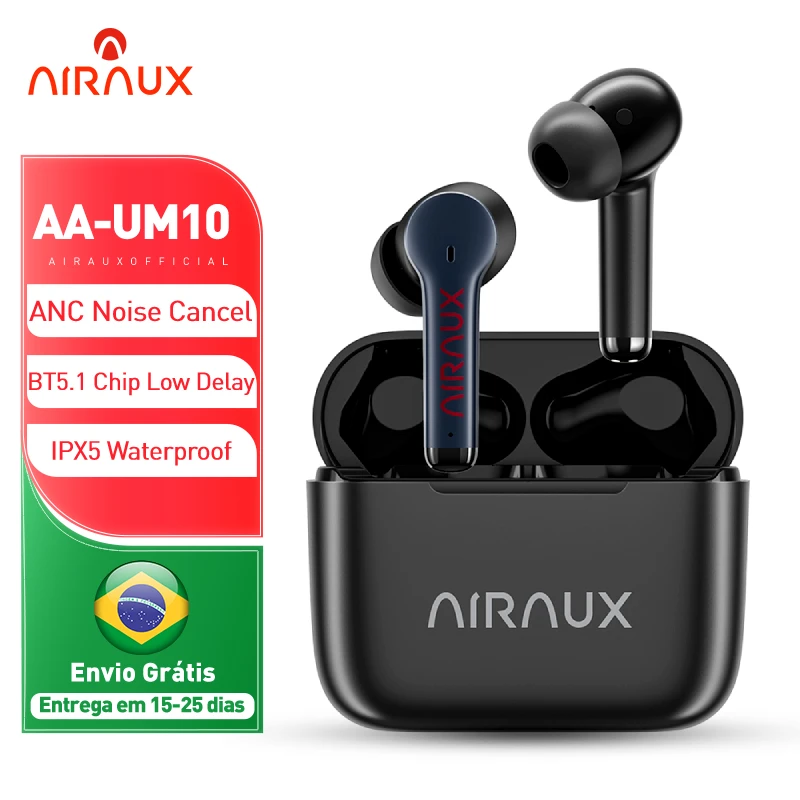 BlitzWolf AIRAUX AA-UM10 TWS Bluetooth-совместимые наушники с активным шумоподавлением ANC