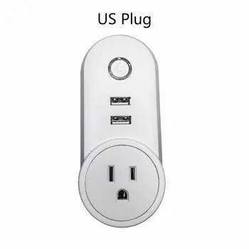 

USB Voice Control Smart Socket Mobile Phone Remote Control Smart Socket Wifi Voice Control Smart Socket