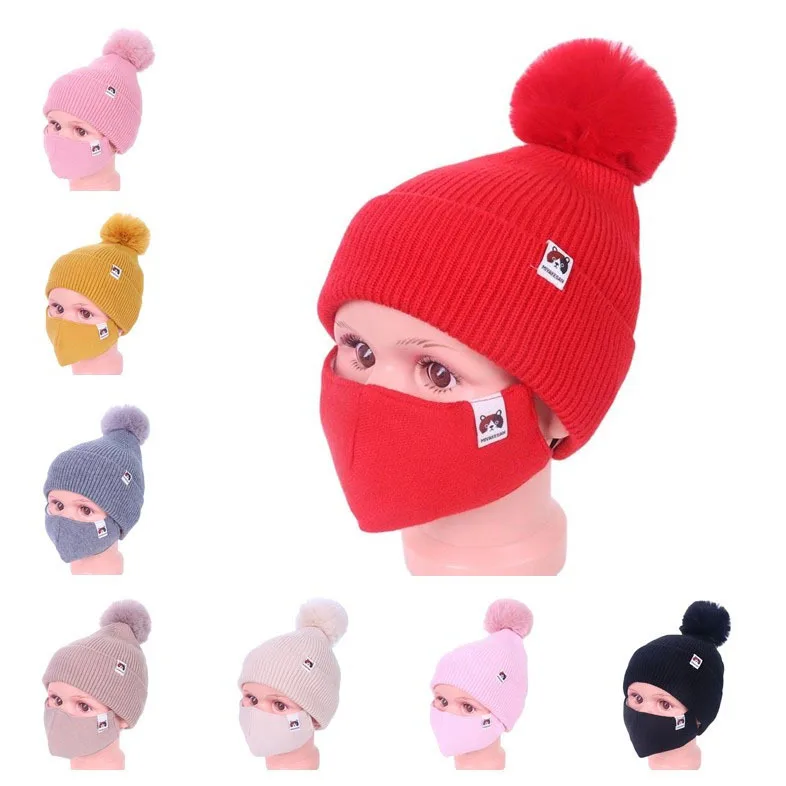 

2-8 Years old Toddler Boys Girls Beanie Hats Knitted Warm Caps for Kids Autumn Winter Girls Hats Toddler Boys Girls gorro