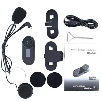 

With Screen 800 Meters Motorcycle Wireless Headset Helmet Walkie Talkie Helmet Walkie Talkie Intercom System