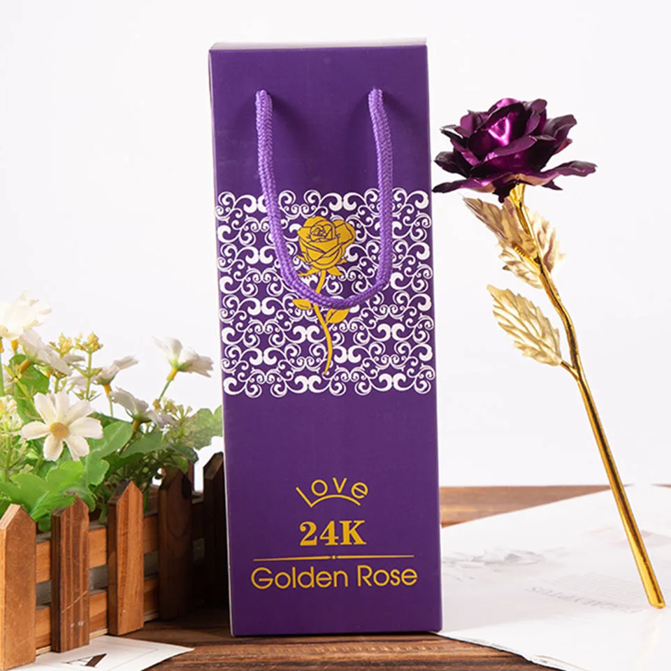 Gold Roses With Pedestal 24K (14)