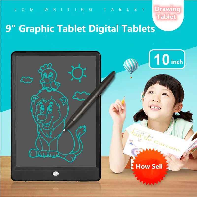

10" graphic tablet Digital Tablets Drawing Tablet LCD wiriting board Lock key one-click erase Whiteboard Bulletin Board