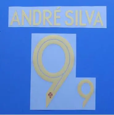 2018 Португалия Ronaldo Nameset Quaresma Andre Silvia Флокированная футбольная нашивка|Заплатки| |