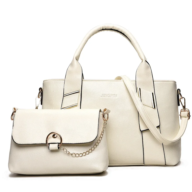 

2017-WOMEN'S Bag Europe And America Style Handbag Simple Solid Color Women's Shoulder Handbag