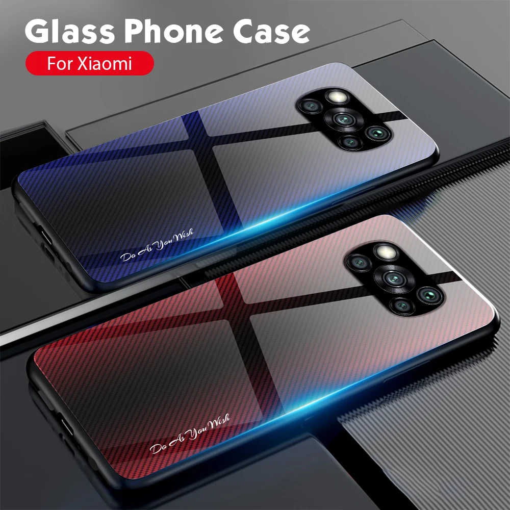 Custodia In Vetro Per Xiaomi Poco X3 X5 Pro X3Pro 5G Custodia Protettiva Per Xiaomi Poco X5 Pro X3 Nfc X3 Pro Custodia Rigida Funda