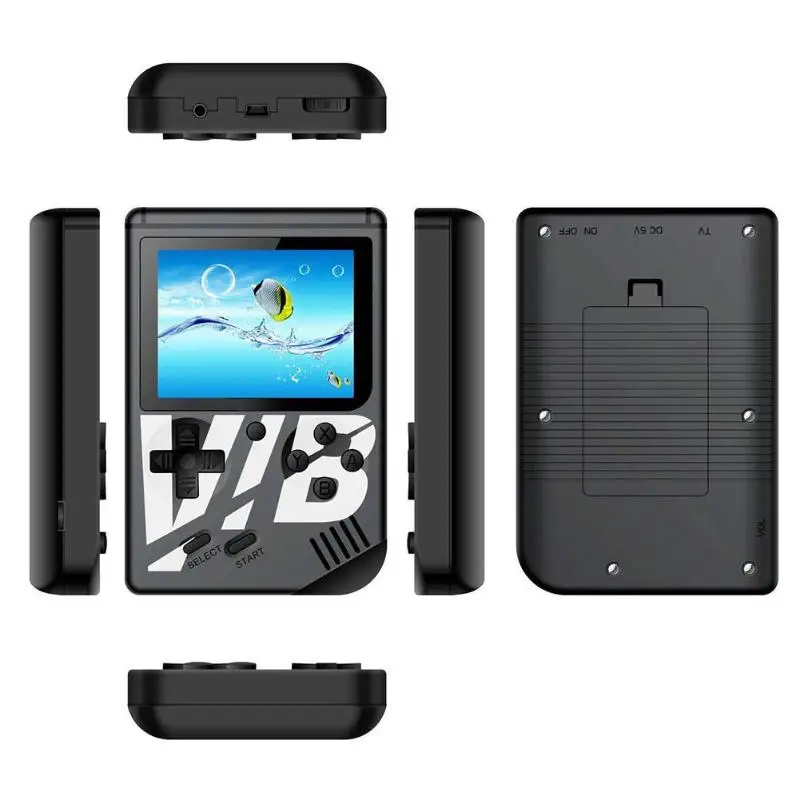 Встроенная 169 игр Q5 VIB Ретро игровая видео приставка для портативных игровых плееров встроенный аккумулятор 600 мАч для 6 часов