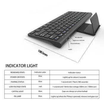 

Wireless Keyboards Compatible For IOS IPad Android Tablets Windows Bluetooth Universal Wireless Bluetooth Keyboard Ultra Slim