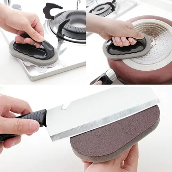 

Strong Decontamination Bath Brush Sponge Tiles Brush Hot Sale Magic Strong Decontamination Bath Brush Kitchen Clean Tools