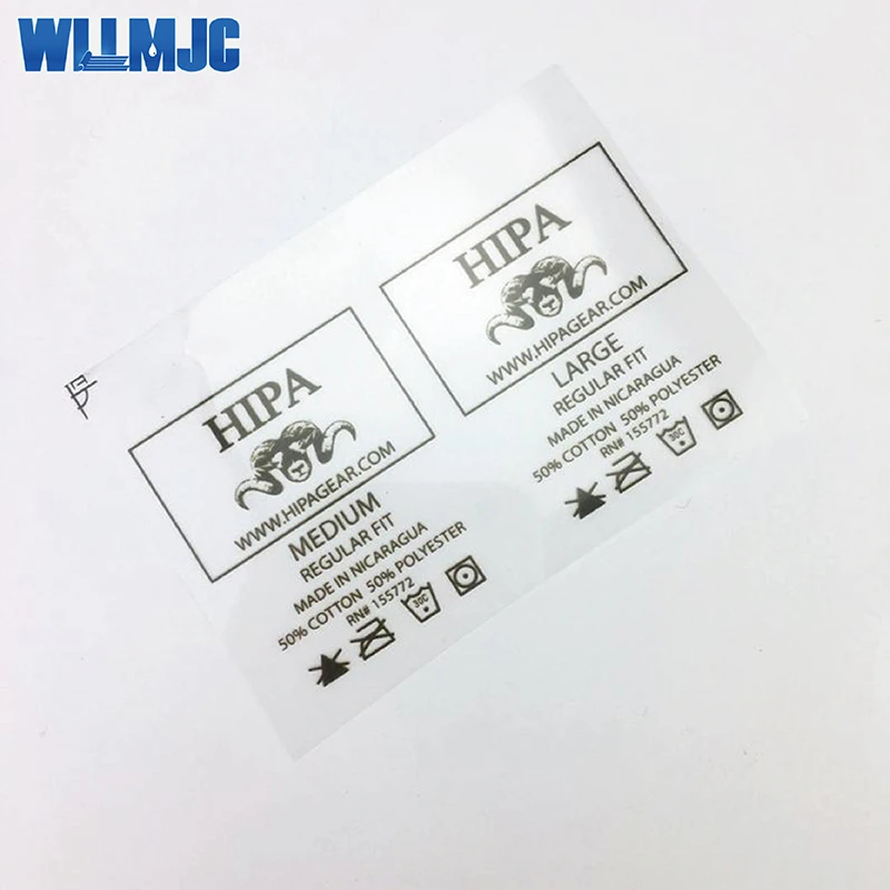 Traje de baño con estampado personalizado, camiseta, etiqueta para el cuidado de la ropa|Etiquetas ropa| - AliExpress