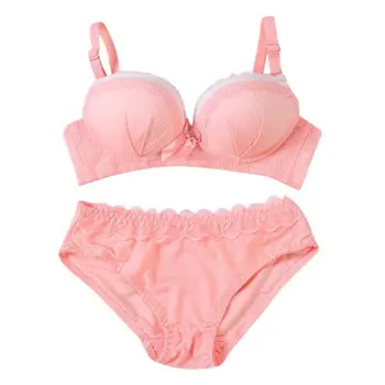 

Harajuku Cotton Women Cozy Bra Seamless 3/4 Cup Fix Strap Underwire Underwear Female Adjustable Push Up Bra