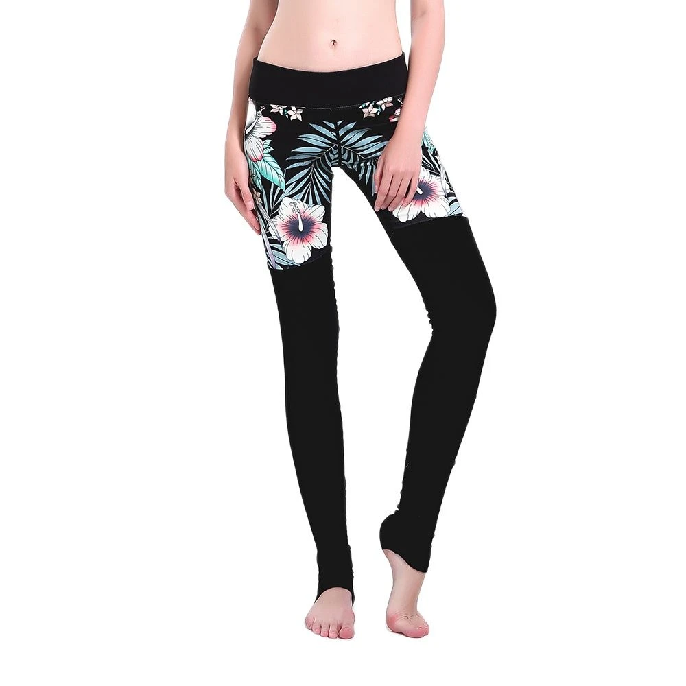Blue flower leggings Clearance
