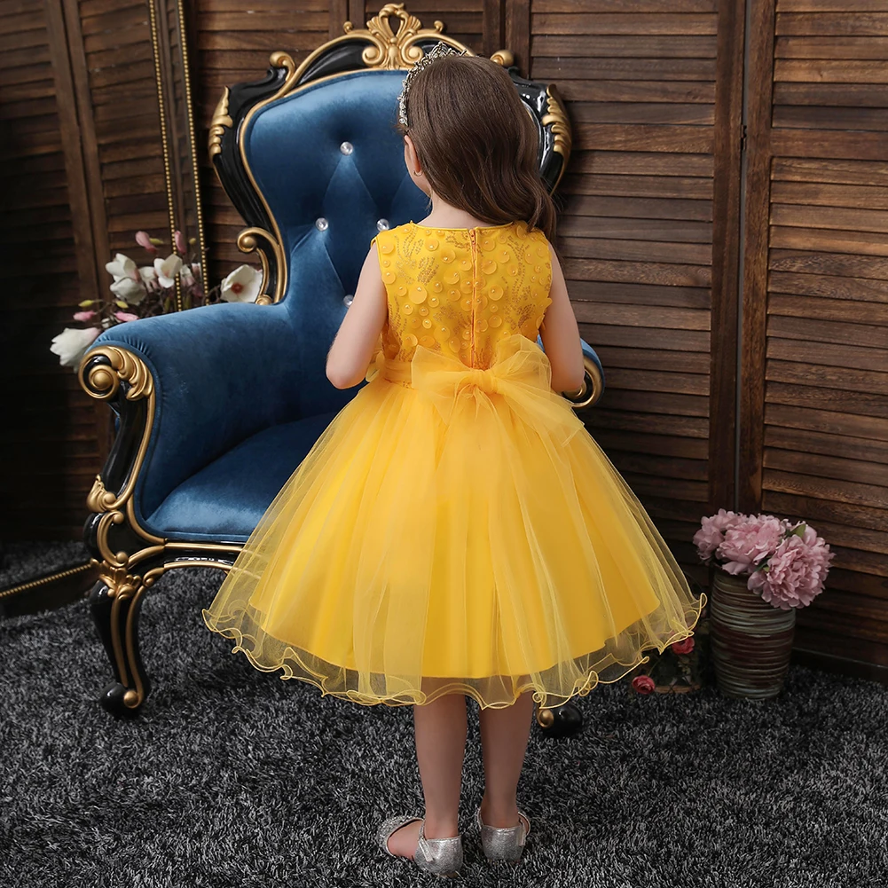 girls yellow night dress