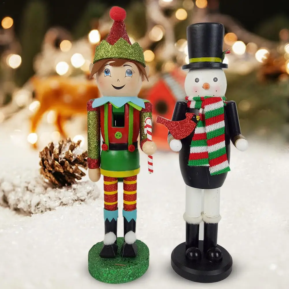 

Wood Elf Christmas Nutcracker High Season Traditional Christmas Decoration Nutcracker Puppet 2020 New Arrivals