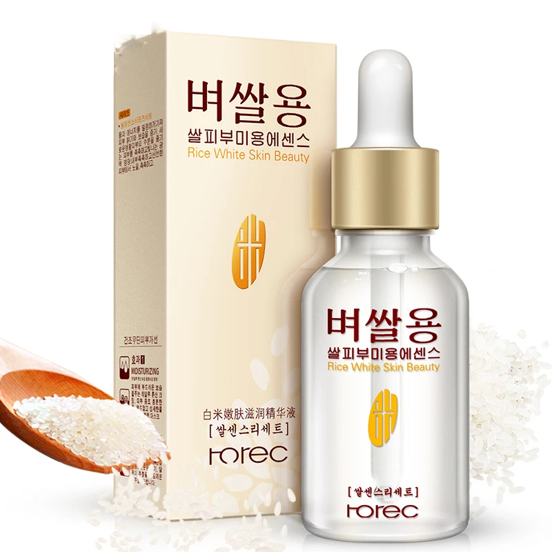 

White Rice Whitening Serum Pure Rice Moisturizing Anti Aging Face Serum Deep Firming Nourishing Liquid Skin Care