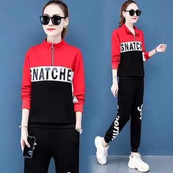 

women 2 piece sets 2019 outfit tracksuit sportswear fitness co-ord set top and pants suits plus size clothing