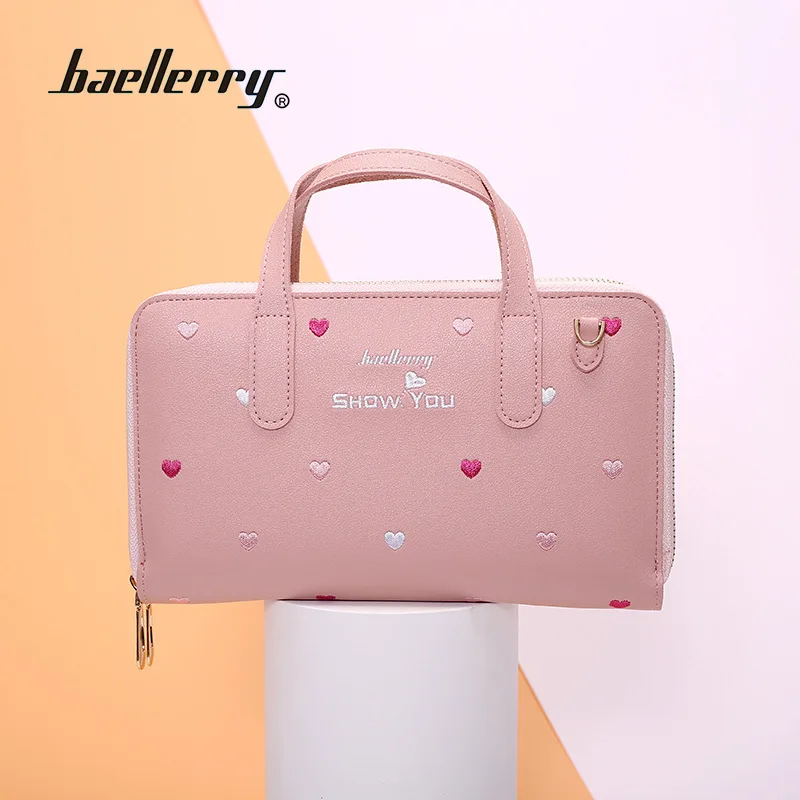 

Baellerry WOMEN'S Shoulder Bag 2019 Korean-style Embroidery Heart Square Sling Bag Multi-functional Western Style Shoulder WOMEN