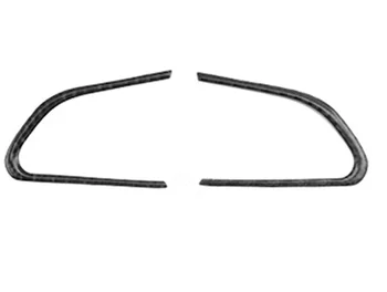 

Soft Carbon Fiber 2pc set Steering Wheel Frame Strips Covers for 2013-2017 Infiniti Q50 Q50s Q50L