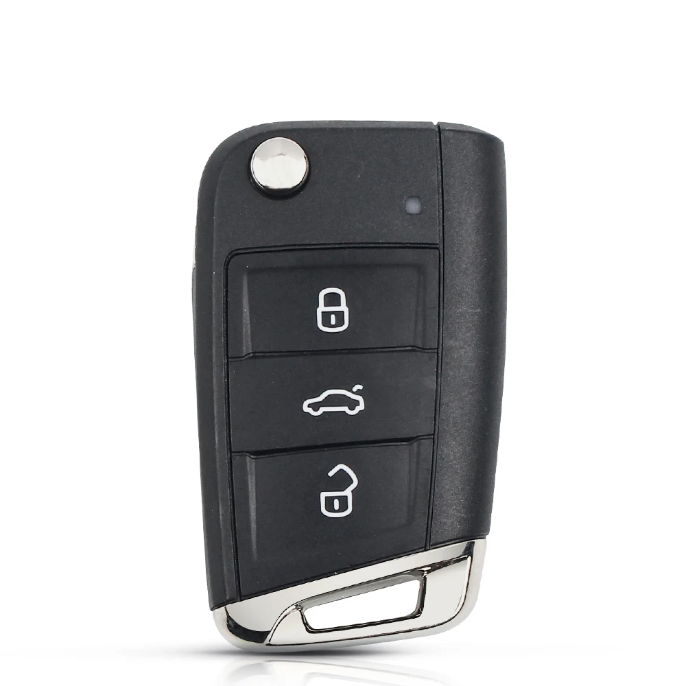 KEYYOU SMART FLIP REMOTE CAR KEY FOR VW SKODA MQB VII GOLF MK7 2017 TOURAN POLO TIGUAN HALF 5G6959752AB 434MHZ WITH ID48 CHIP