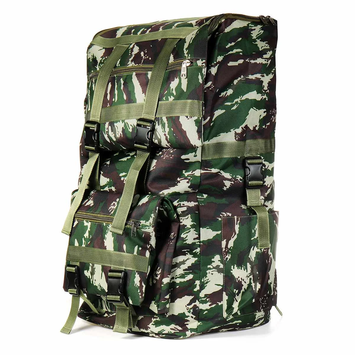 Jungle camouflage 110л альпинистская Сумка военный рюкзак Водонепроницаемый тактический рюкзак спортивный Кемпинг Туризм альпинистская сумка для женщин и мужчин - Цвет: Jungle camouflage