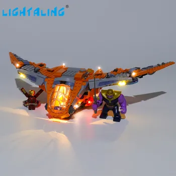 

Lightaling Led Light Kit For Thanos: Ultimate Battle Toys Building Blocks Compatible With 76107 ( Lighting Set Only )