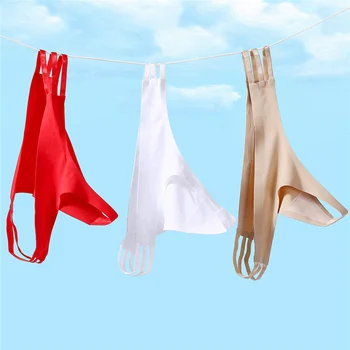 

1Pc Women Seamless Panties Side Hollow Bandage Straps Thong G-String Sexy Ultra-thin Women Underwear T-back Female Underpants