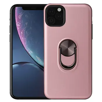

30pcs/lot For iPhone 11 6.1 11 Pro 5.8 inch TPU+PC Rotary Kickstand Hybrid Detachable Hard Case For iPhone 11 Pro Max 6.5 inch