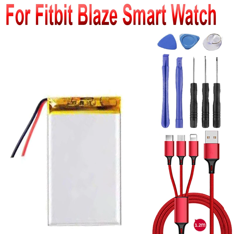 100% LSSP321830 батарея для Fitbit Blaze Смарт-часы новый литий-полимерный аккумулятор в