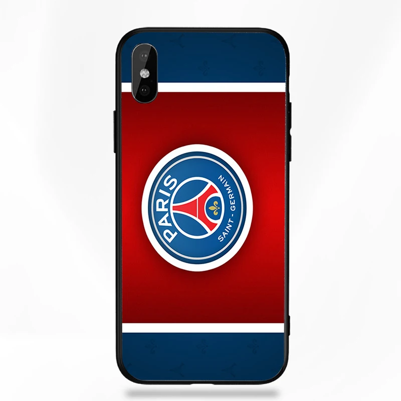 Чехол для телефона FC Париж PSG FC для iphone XR 11 Pro XS Max X 5 5S черный DIY черный мягкий чехол для Mbappe iphone SE 7 8 6 6S 7Plus