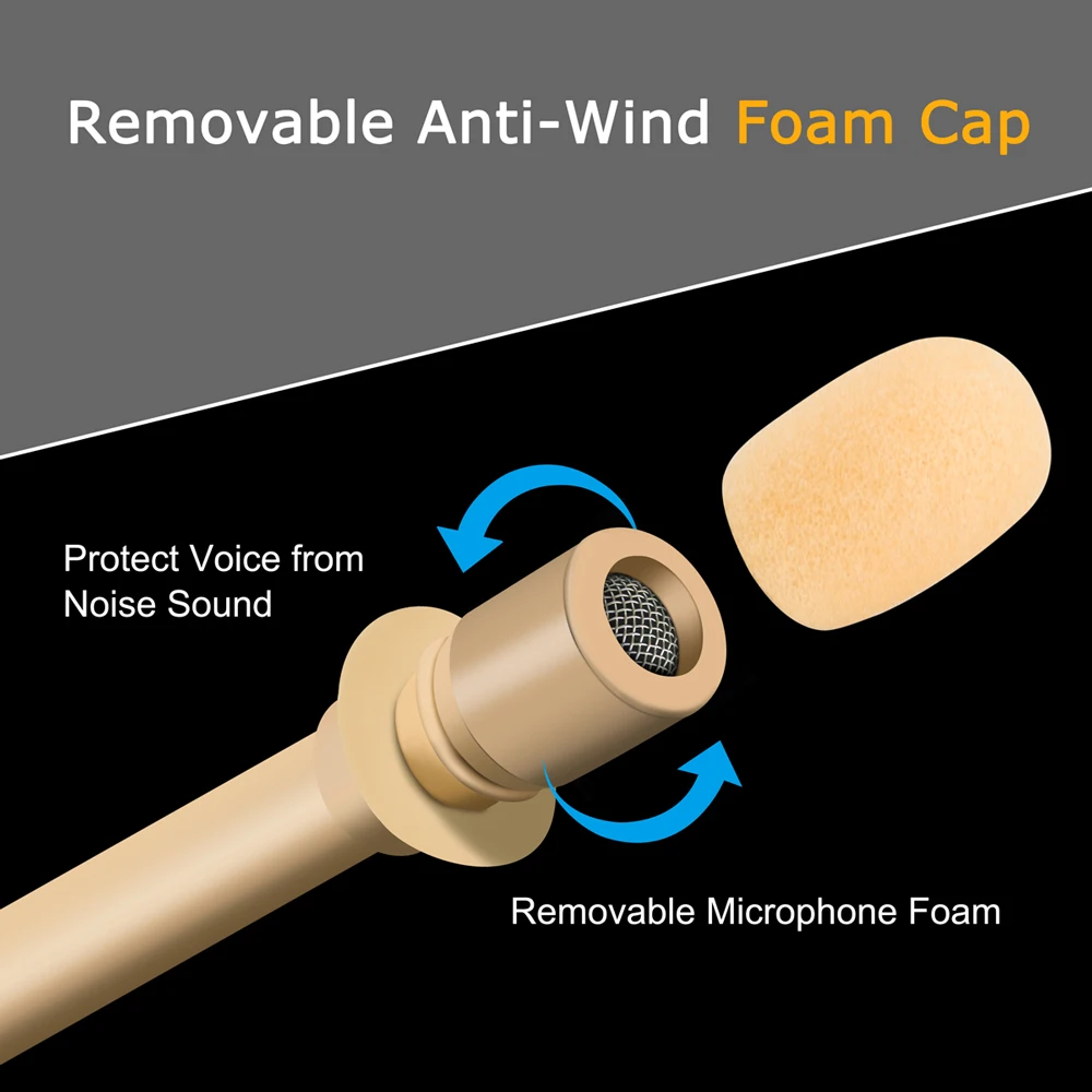 Kimafun 2.4g microfone sem fio alto falante