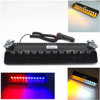 

12V 12 Led 12W Police Car Styling Light Flashing Lights Red Blue Amber Yellow White Car Led Emergency Strobe Flash Warning Light