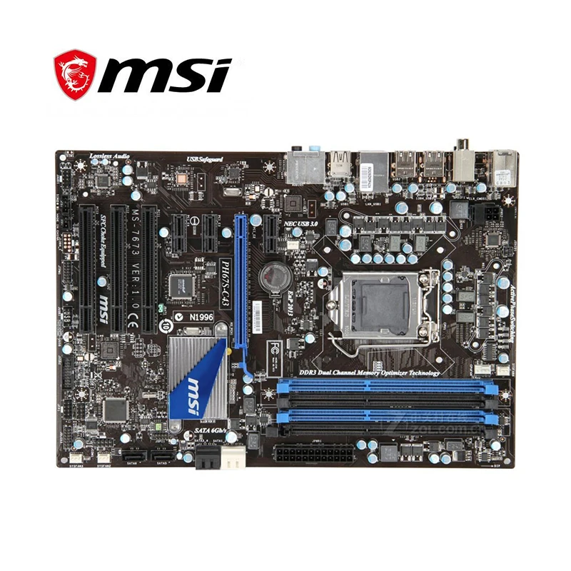 Для материнской платы MSI PH67S-C43 материнская плата LGA 1155 DDR3 для настольного