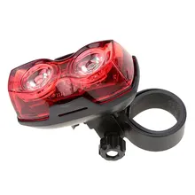  2 LED Bicycle Light 3 Mode Bike Tail Light Lantern Waterproof Cycling Safety Warning Flashing Rear Lights Lamp for Cycling MTB 