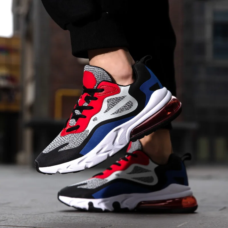 Мужские кроссовки для бега сверхлегкие с воздушной подушкой мягкие удобные