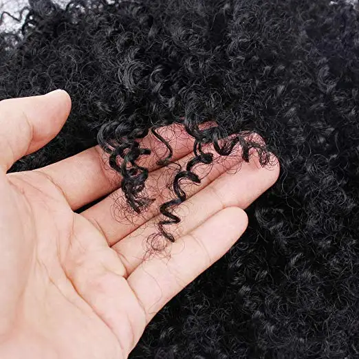 Шнурок афро кудрявый конский хвост синтетические волосы шиньон булочка шиньон для женщин Updo Клип В Наращивание волос
