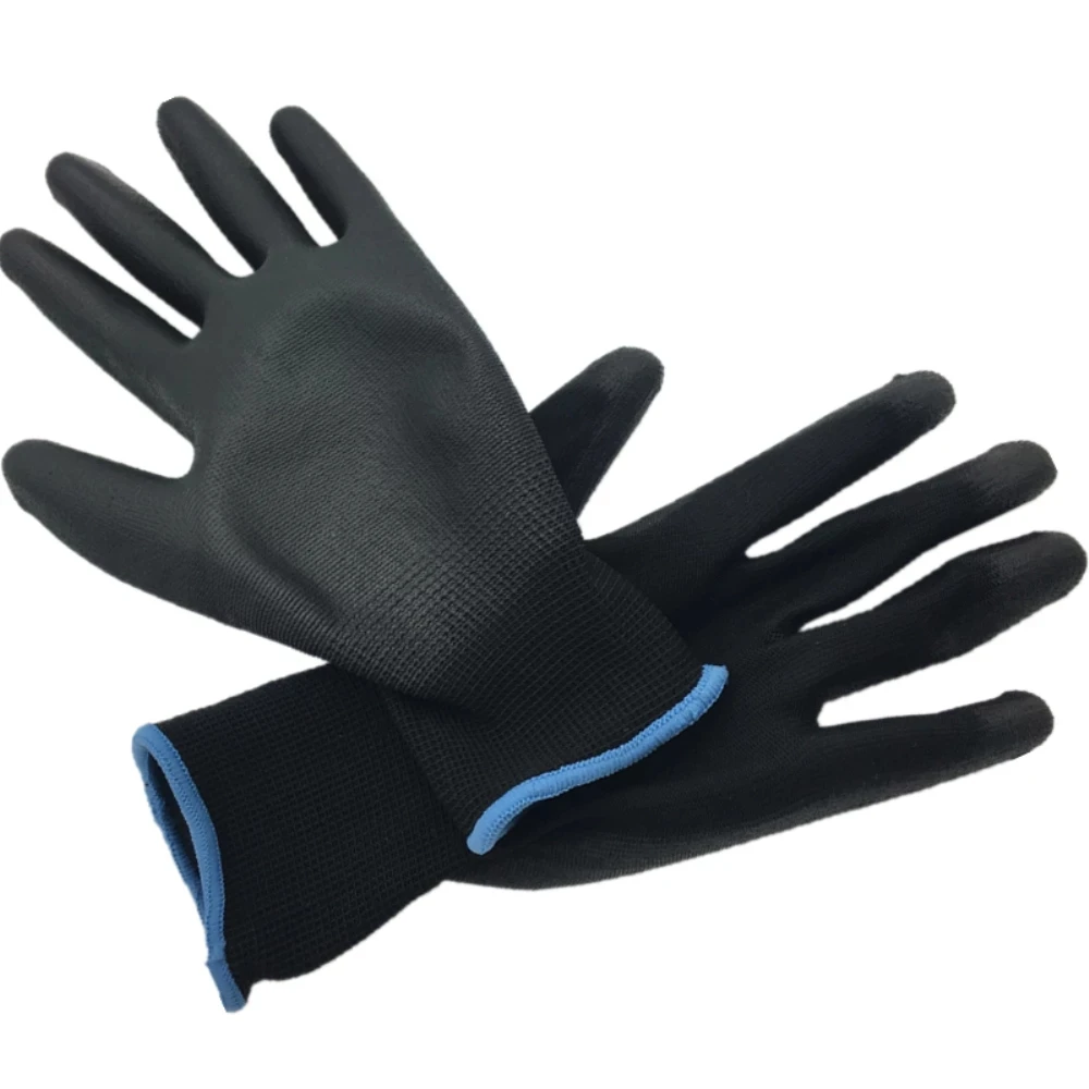 Work Gloves Protective Gloves PU nylon safety coating gloves gardening work protection construction workers protective gloves coating machinery work