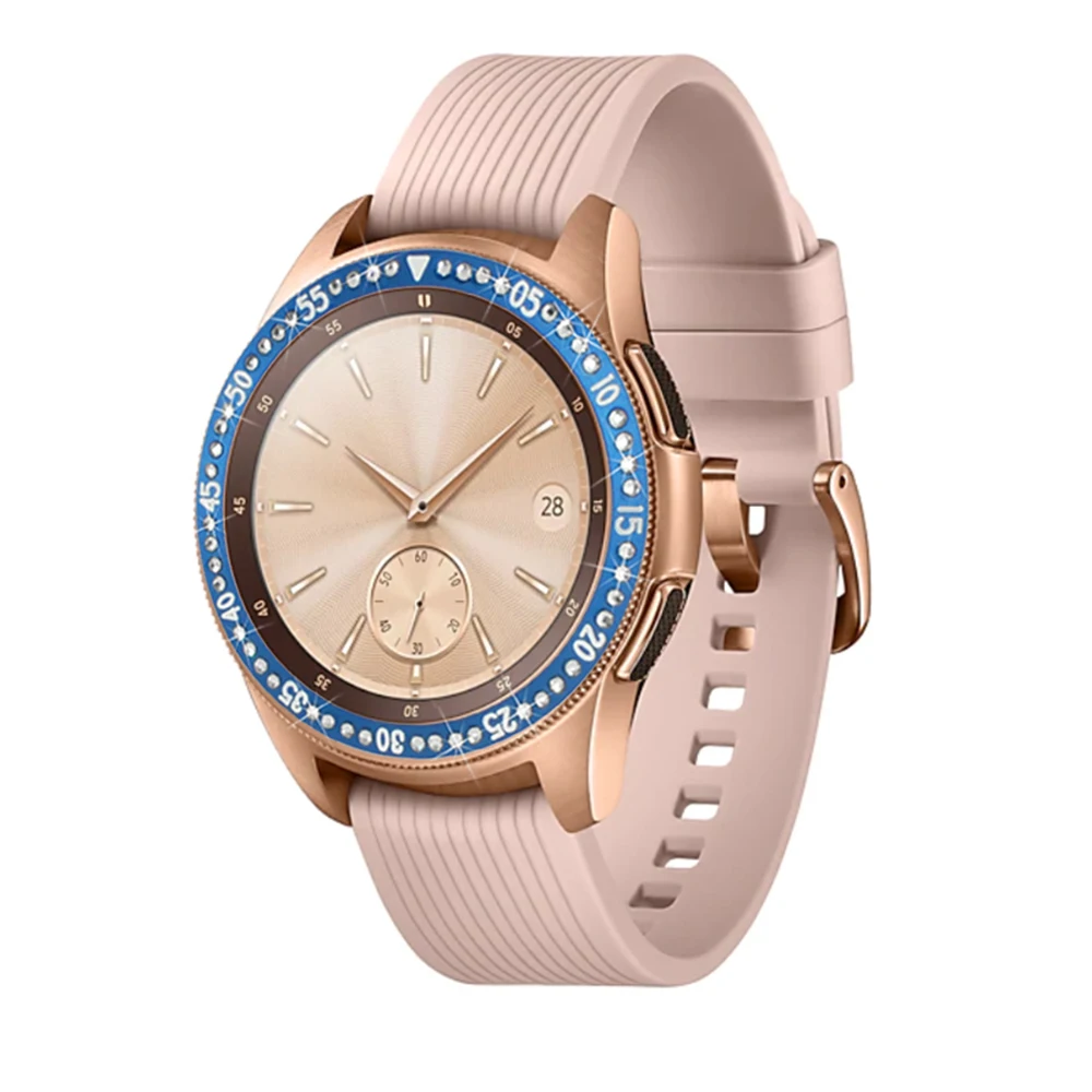 Ободок для samsung gear S3 Frontier модный металлический набор Бриллиантовая оправа для samsung Galaxy Watch 42 мм 46 мм аксессуары для часов