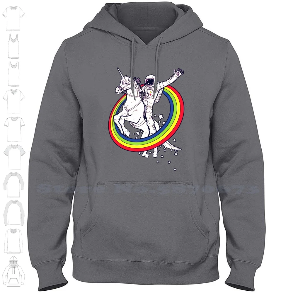 

Astronaut Riding Unicorn Throw The Rainbow Hoodies Sweatshirt For Men Women Hungry Astronaut Astronaut Riding Unicorn Spaceman