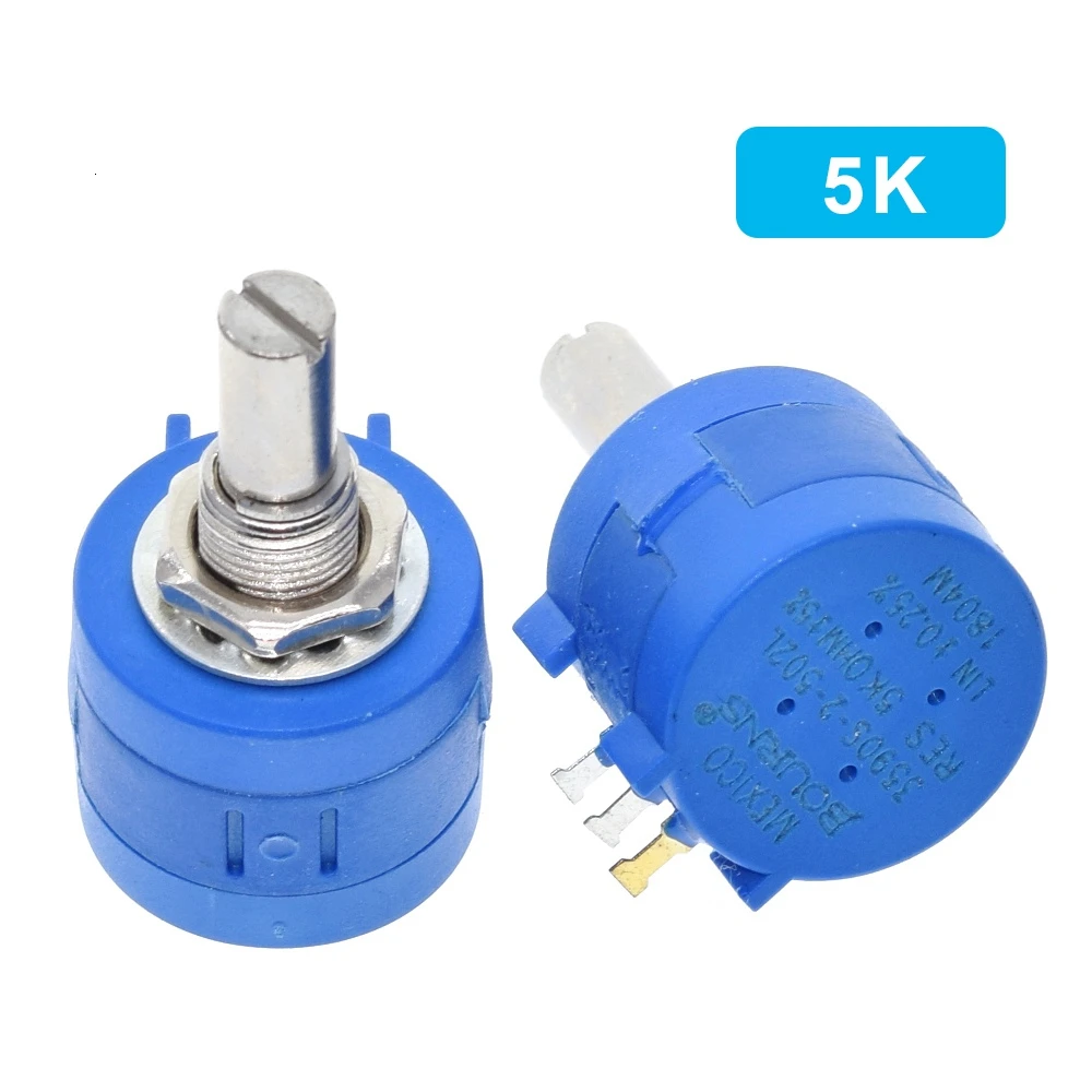 3590S Multiturn потенциометр 500 1 K, 2K 5K 10K 20K 50K 100K Ом Потенциометр переменный резистор 3590 102 202 502 103