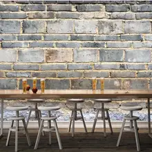 Индивидуальное изготовление, большая настенная живопись культуры фотообои под кирпичную стену