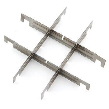 

2/4/6pcs TOAKS Outdoor Titanium Wood Stove Cross Bars & Rack Mini Portable Cross Stand Stove Rack Support Camping Stand BAR-02