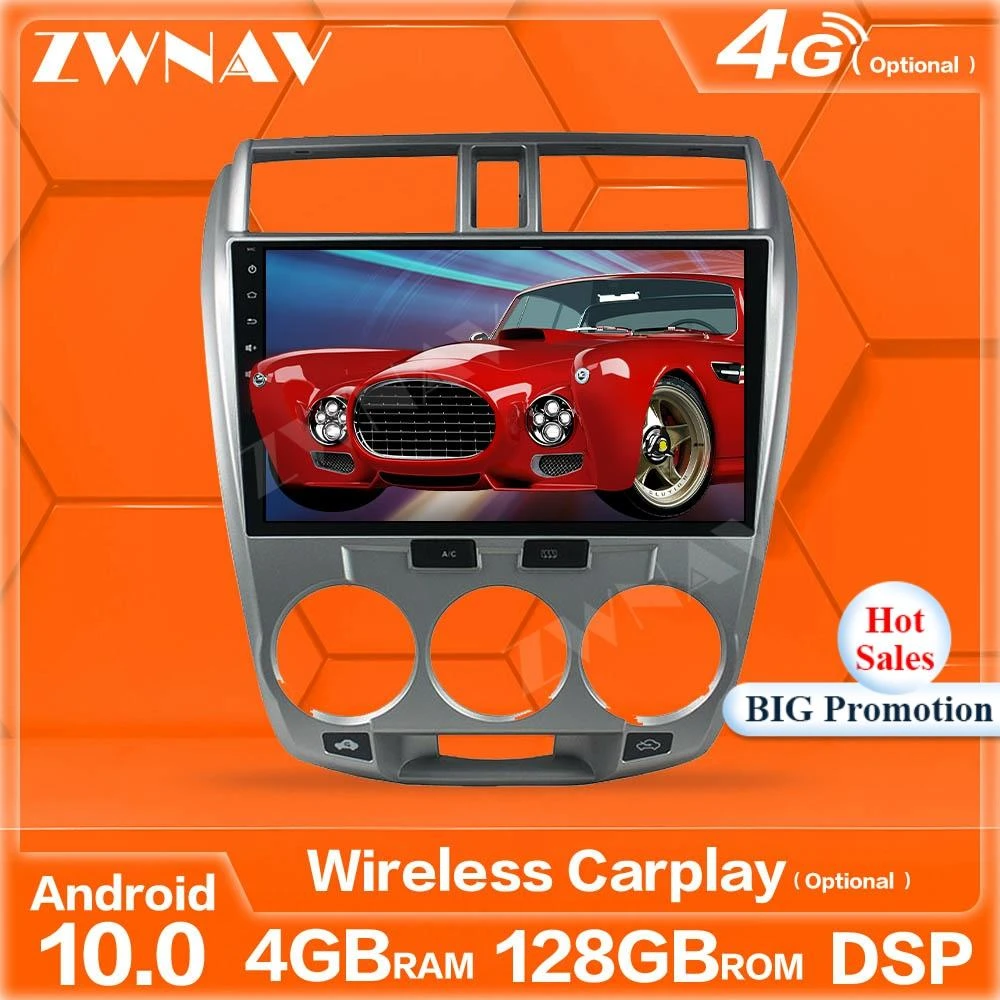 128gb Carplay Android 10 0 Screen Player For Honda City 06 07 08 09 10 11 12 13 Gps Auto Audio Radio Music Unit Car Multimedia Player Aliexpress 128gb Carplay Android 10 0 Screen Player For Honda City 06 07 08 09 10 11 12 13 Gps Auto Audio Radio Music Unit Car Multimedia Player Aliexpress