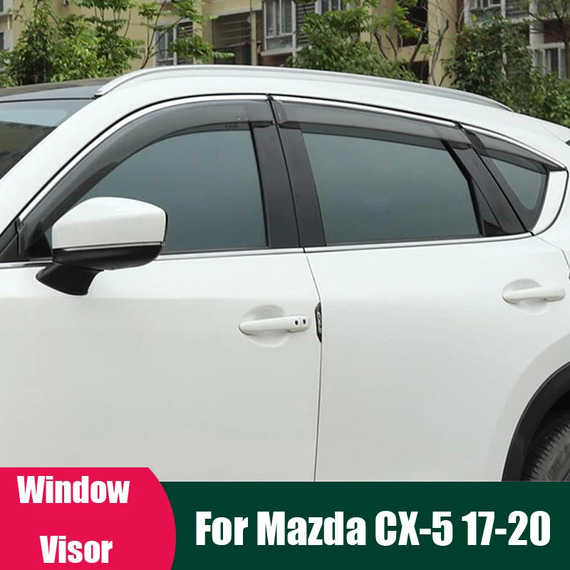 

Для Mazda CX-5 Cx5 2017 2018 2019 2020 окна козырек Windows сторона солнца защита от дождя щит снаружи украшения тела аксессуары