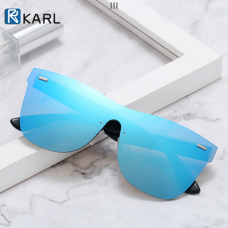 

Fashion Women Sunglasses Color Mirror Frameless Sunglasses Men Women Luxury Brand Designer Driving Glasses Lentes De Sol Mujer