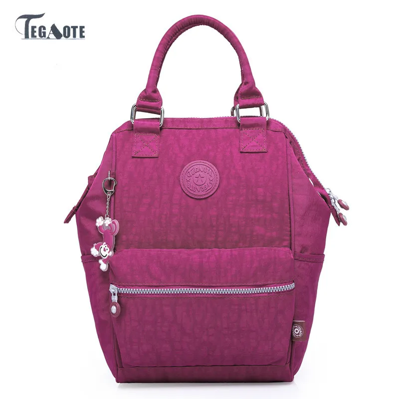

TEGAOTE Fashion Women Backpack Waterproof nylon Travel Backpack Casual Handbag High Quality Laptop Rucksack Sac A Dos Mochila