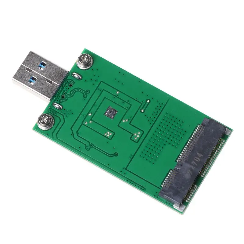 MSATA SSD к USB 3,0 адаптер карты ASM1153E высокоскоростной мобильный U диск конвертер
