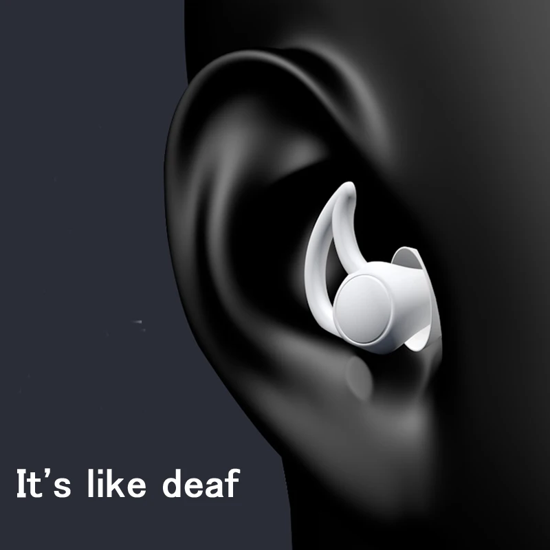Lot de 50 Bouchons d'Oreilles Réutilisables 3 Couches pour Casque Antibruit