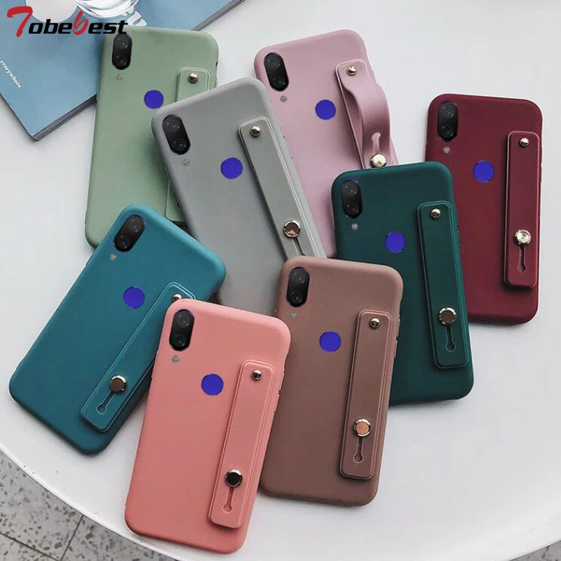 Силиконовый чехол на запястье для Xiaomi Redmi Note 8 8A 7 7A 6 6A 5 5A 4 4X K20 Pro Go модный матовый