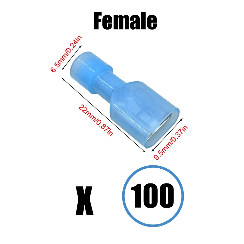 Blue Female 100PCS